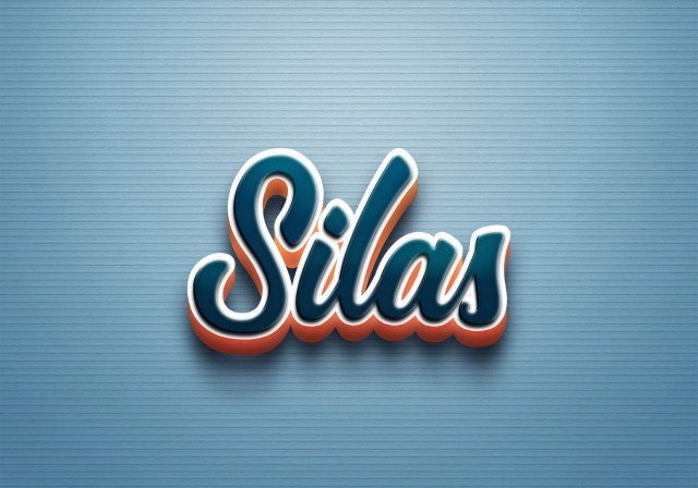 Free photo of Cursive Name DP: Silas
