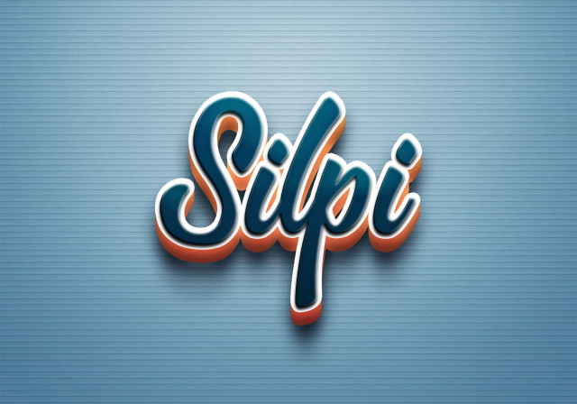 Free photo of Cursive Name DP: Silpi