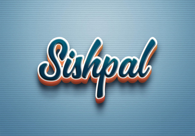 Free photo of Cursive Name DP: Sishpal