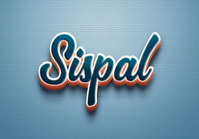 Free photo of Cursive Name DP: Sispal