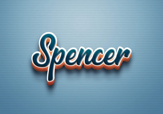 Free photo of Cursive Name DP: Spencer