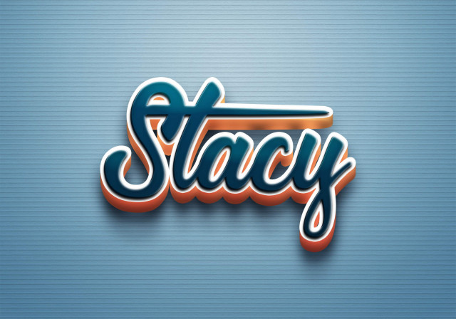 Free photo of Cursive Name DP: Stacy