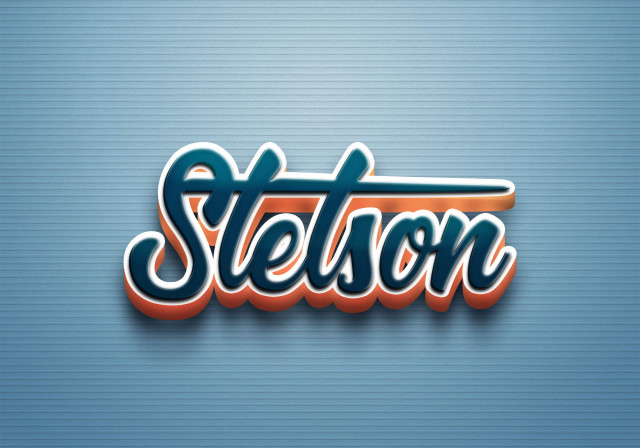 Free photo of Cursive Name DP: Stetson