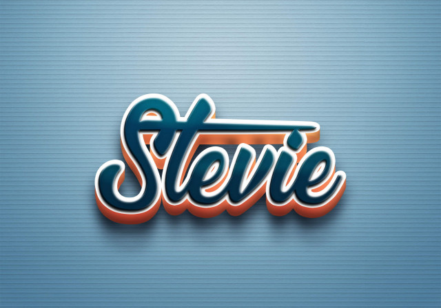 Free photo of Cursive Name DP: Stevie