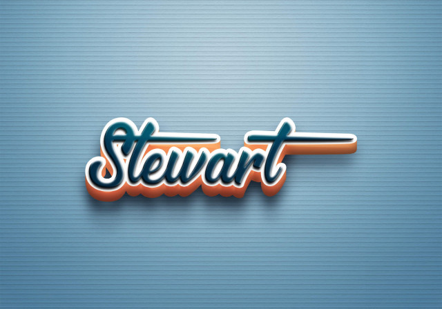 Free photo of Cursive Name DP: Stewart