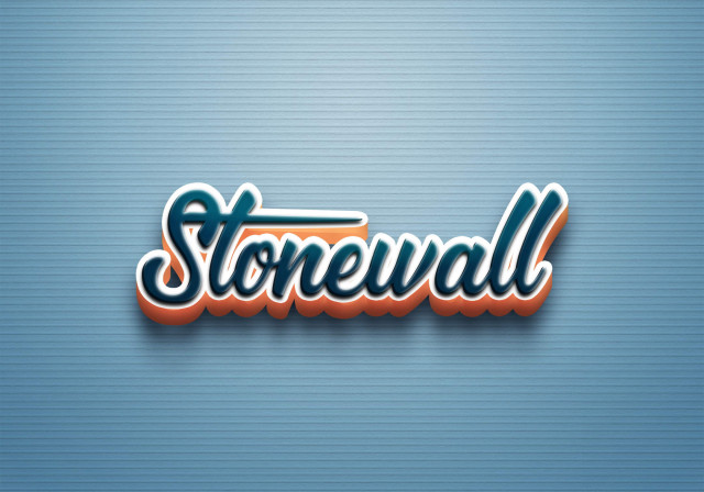 Free photo of Cursive Name DP: Stonewall