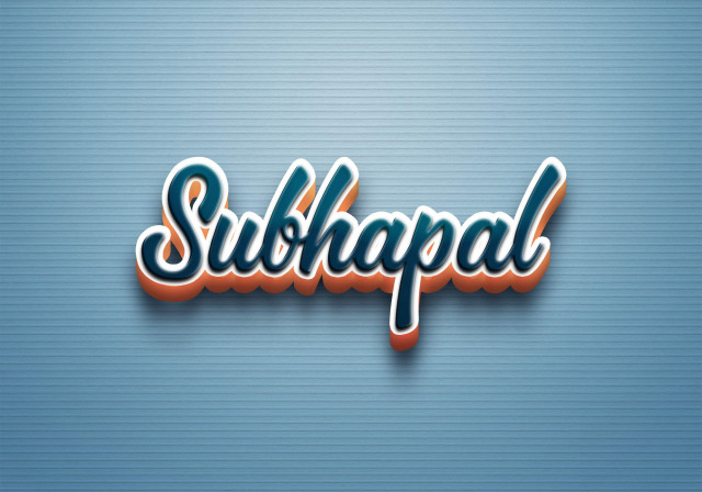 Free photo of Cursive Name DP: Subhapal