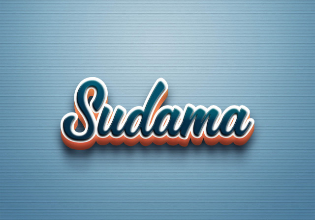 Free photo of Cursive Name DP: Sudama