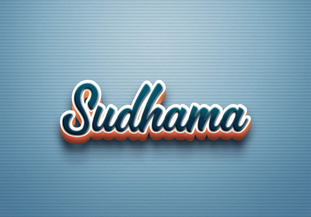 Free photo of Cursive Name DP: Sudhama