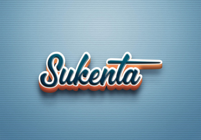 Free photo of Cursive Name DP: Sukenta