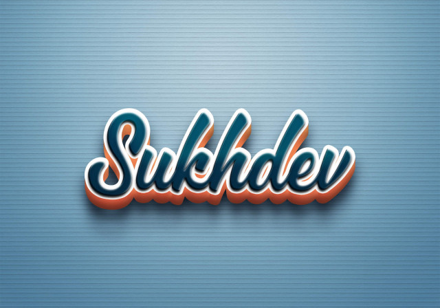 Free photo of Cursive Name DP: Sukhdev