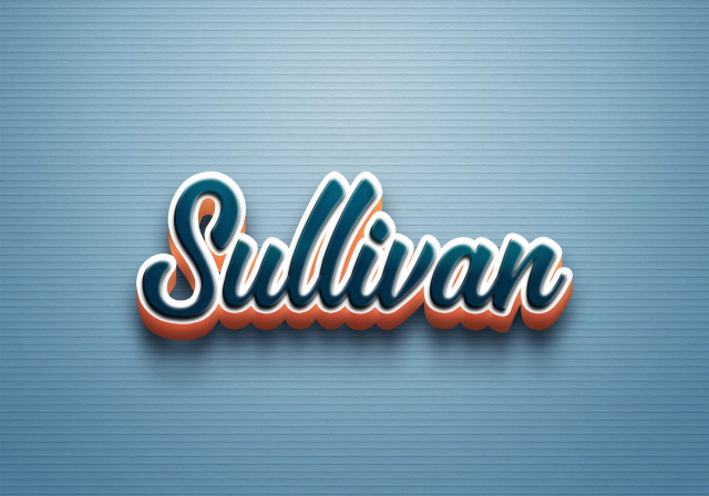 Free photo of Cursive Name DP: Sullivan