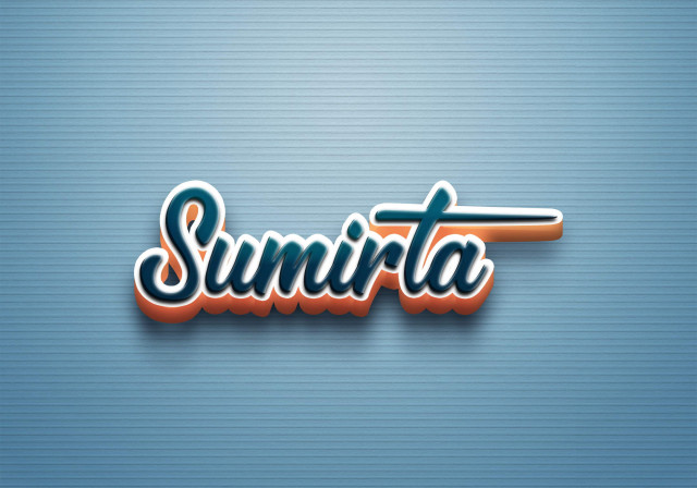 Free photo of Cursive Name DP: Sumirta