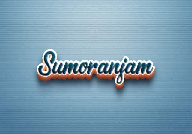 Free photo of Cursive Name DP: Sumoranjam