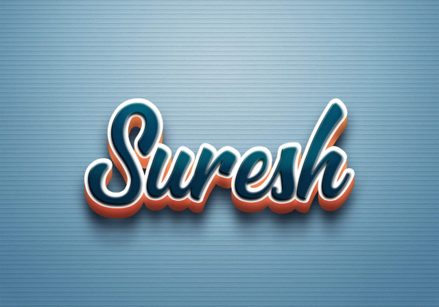 Free photo of Cursive Name DP: Suresh