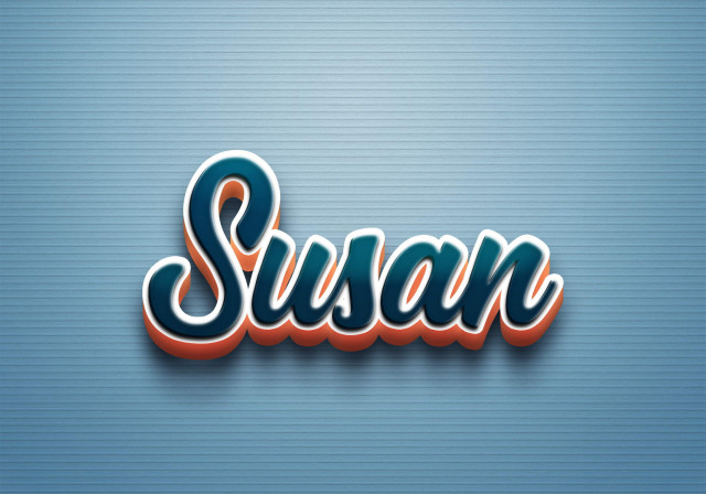 Free photo of Cursive Name DP: Susan