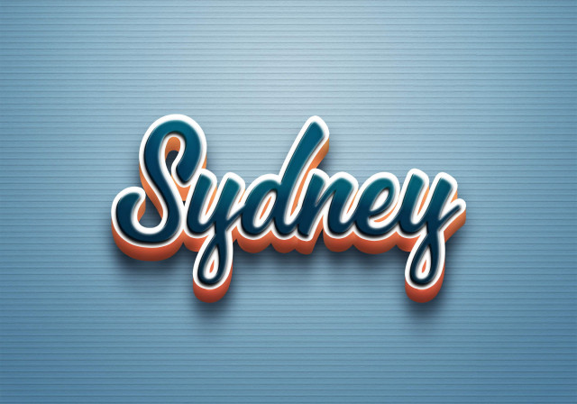 Free photo of Cursive Name DP: Sydney