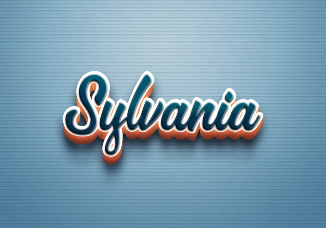 Free photo of Cursive Name DP: Sylvania
