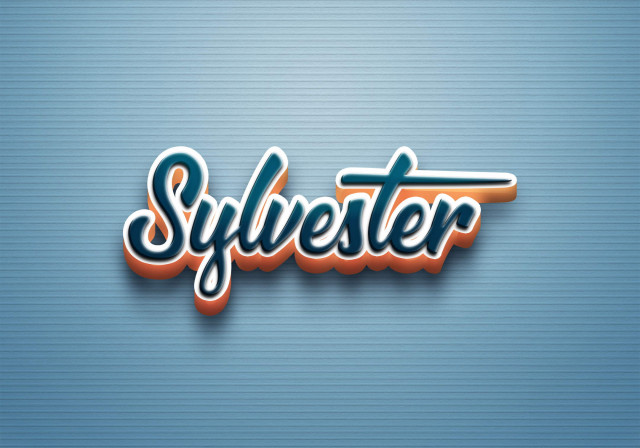 Free photo of Cursive Name DP: Sylvester