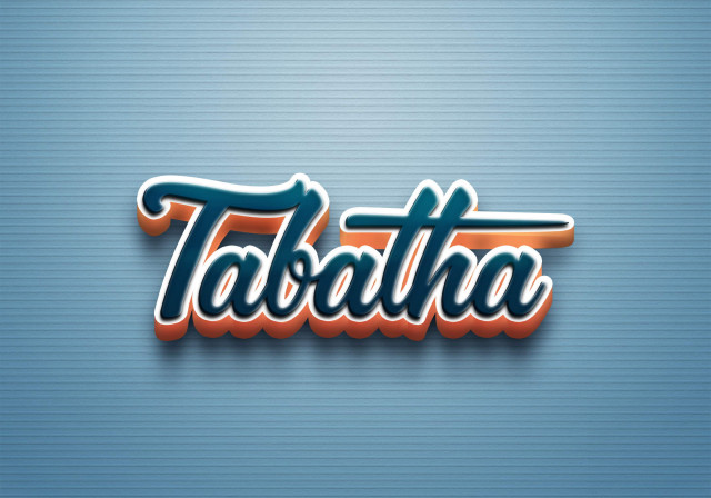 Free photo of Cursive Name DP: Tabatha