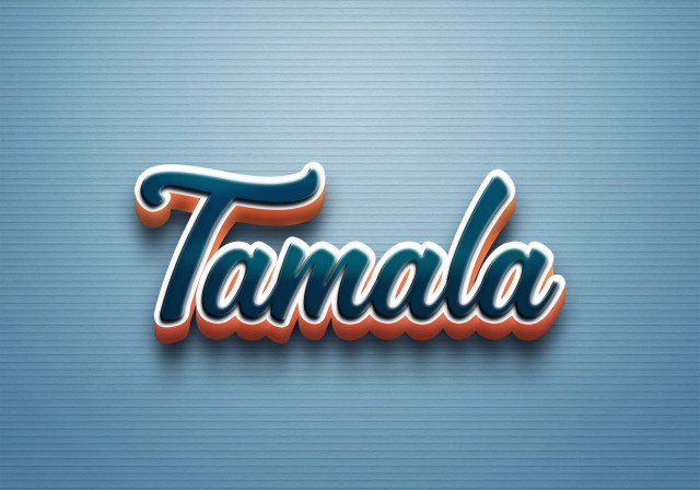 Free photo of Cursive Name DP: Tamala