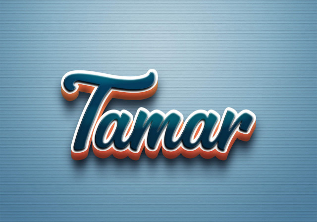 Free photo of Cursive Name DP: Tamar
