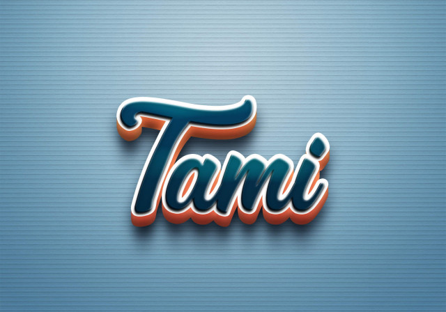 Free photo of Cursive Name DP: Tami