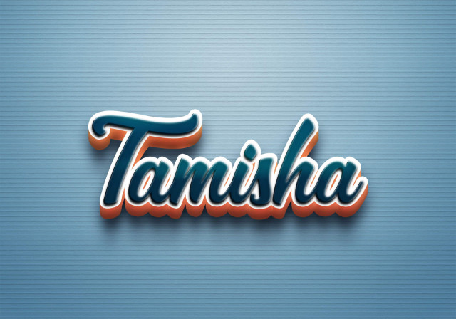 Free photo of Cursive Name DP: Tamisha