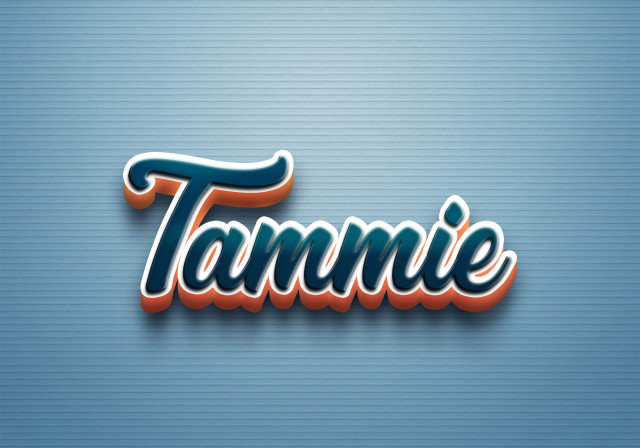 Free photo of Cursive Name DP: Tammie