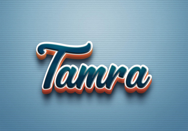 Free photo of Cursive Name DP: Tamra