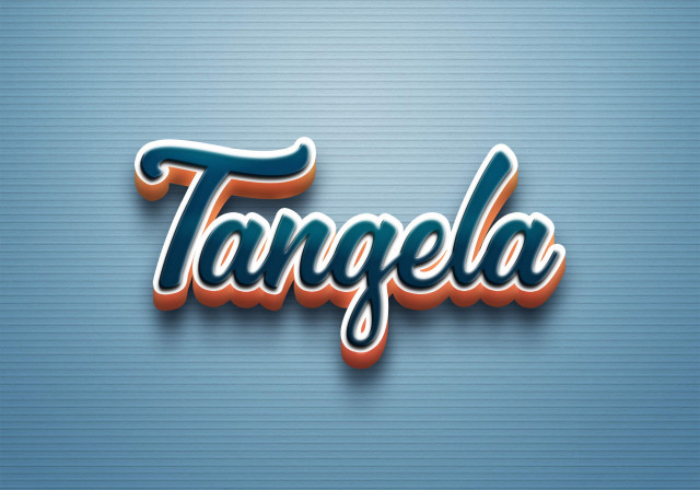 Free photo of Cursive Name DP: Tangela