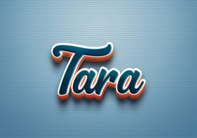 Free photo of Cursive Name DP: Tara
