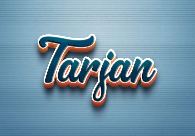 Free photo of Cursive Name DP: Tarjan