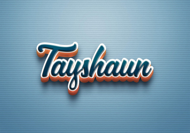 Free photo of Cursive Name DP: Tayshaun