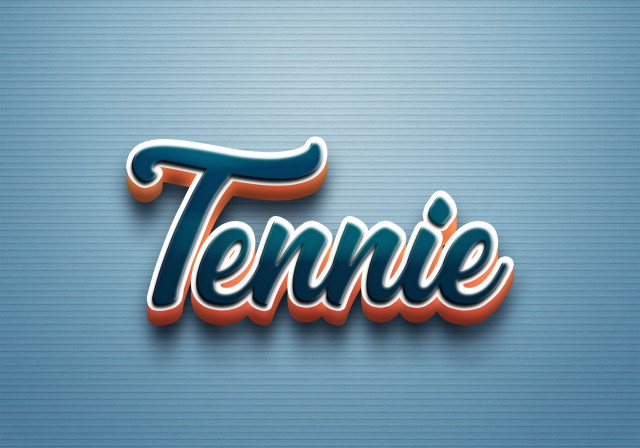 Free photo of Cursive Name DP: Tennie