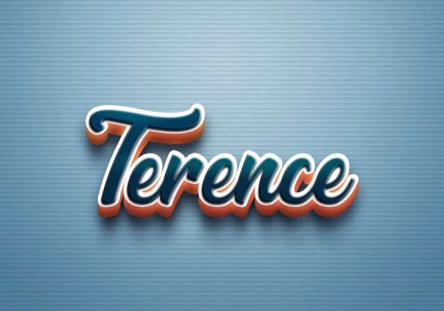 Free photo of Cursive Name DP: Terence