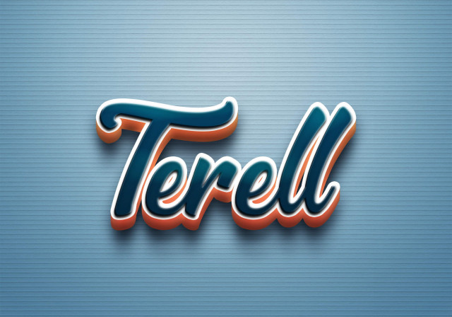 Free photo of Cursive Name DP: Terell