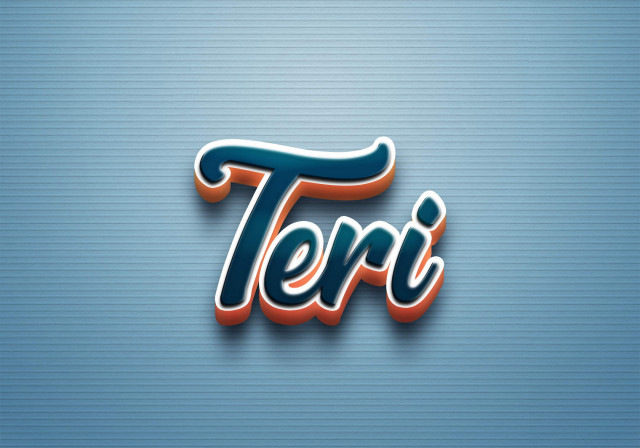 Free photo of Cursive Name DP: Teri