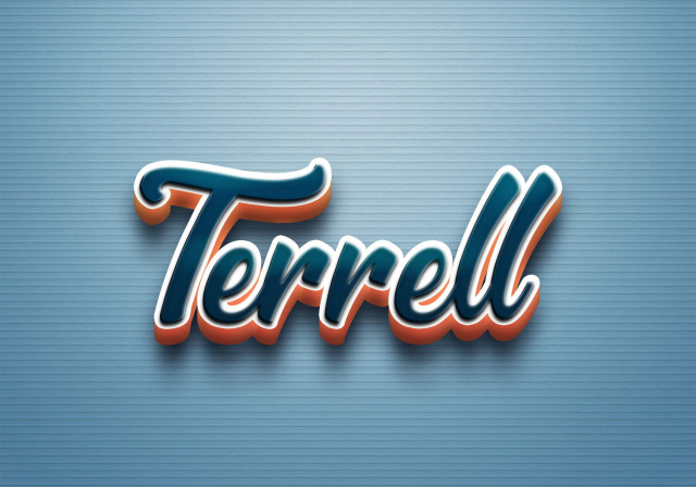 Free photo of Cursive Name DP: Terrell