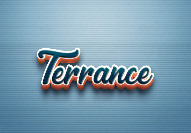 Free photo of Cursive Name DP: Terrance