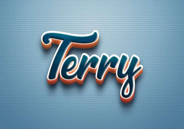 Free photo of Cursive Name DP: Terry