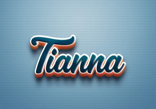 Free photo of Cursive Name DP: Tianna