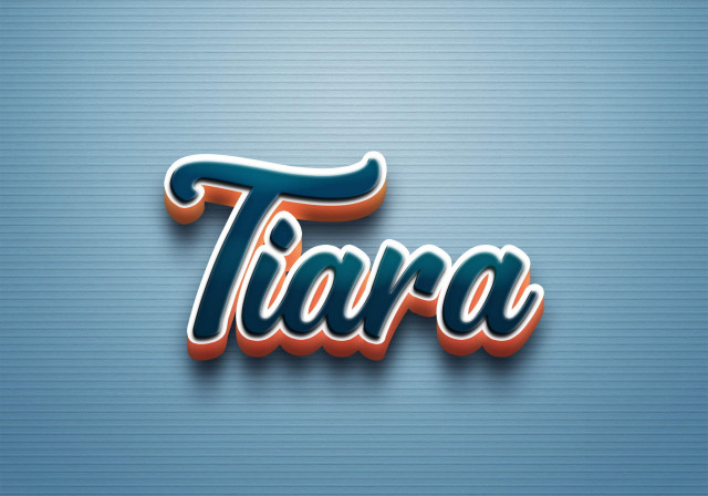 Free photo of Cursive Name DP: Tiara