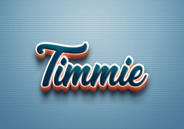 Free photo of Cursive Name DP: Timmie