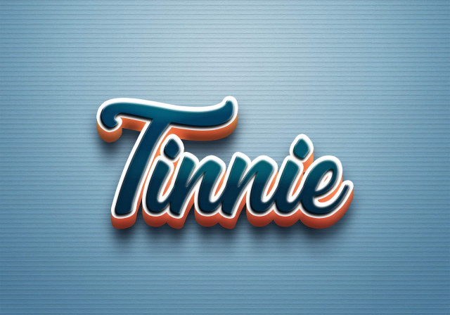 Free photo of Cursive Name DP: Tinnie