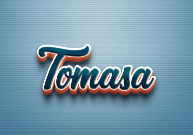 Free photo of Cursive Name DP: Tomasa