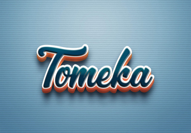 Free photo of Cursive Name DP: Tomeka