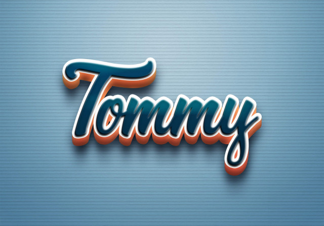 Free photo of Cursive Name DP: Tommy
