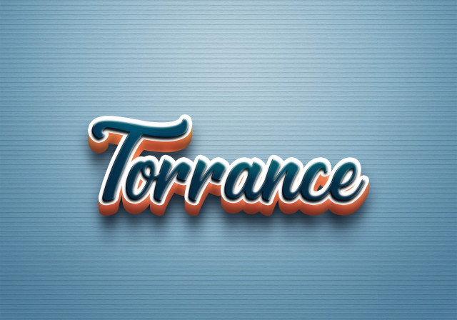 Free photo of Cursive Name DP: Torrance
