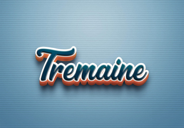 Free photo of Cursive Name DP: Tremaine
